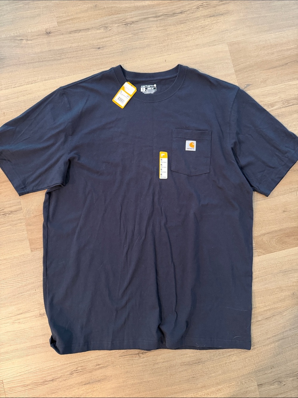 Carhartt K87 Loose Fit Short-Sleeve Pocket Tee in Navy XL Tall